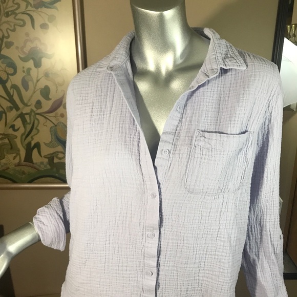 Nine West Women's Long Sleeve Double Gauze Button Up
New without tags. - Picture 3 of 13